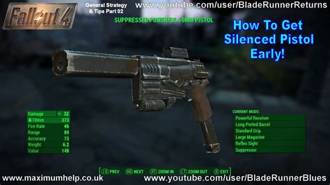 fallout 4 silencer|fallout 4 best endgame suppressed weapon.